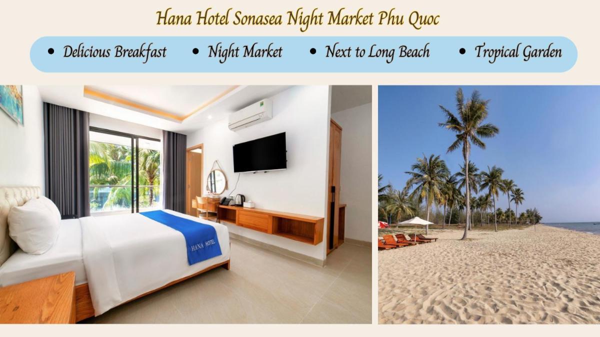 Hana Hotel Sonasea Night Market Phu Quoc Bagian luar foto